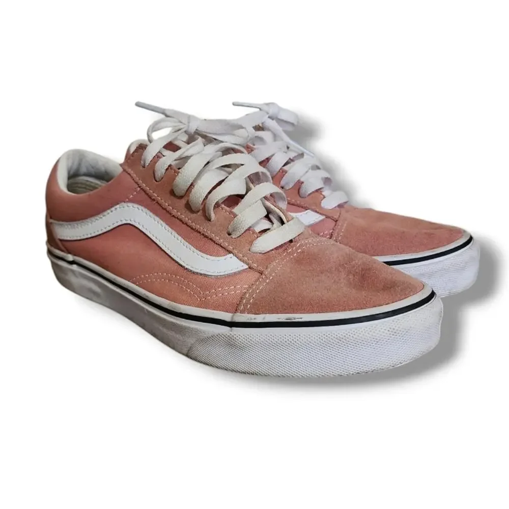 Vans Old Skool Rosette/White Suede Sneakers - Picture 3 of 6